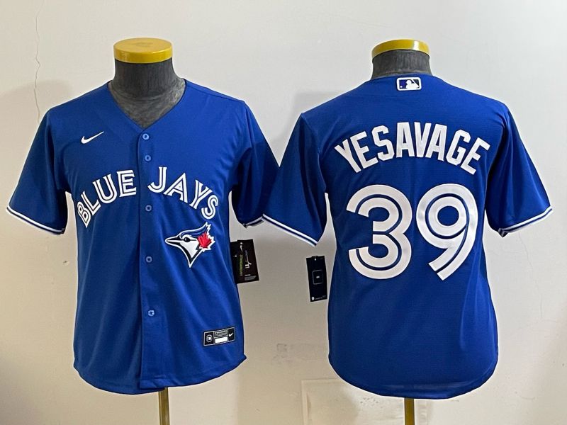 Youth 2025 Toronto Blue Jays #39 Yesavage blue Game Nike MLB Jersey style 001